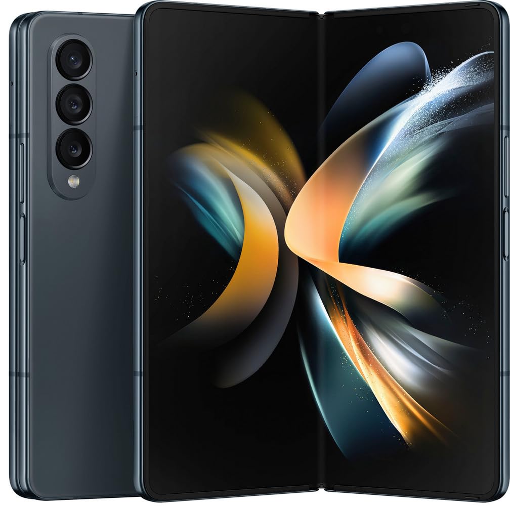 Samsung Galaxy Z Fold 4 5G US Version, 256GB, Phantom Black - Unlocked (Renewed)