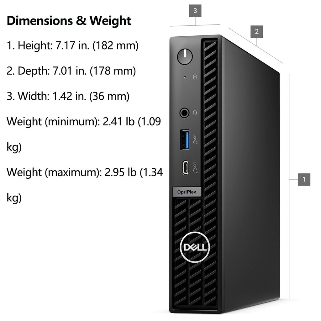 14th Gen Core i3-14100T Mini PC 16GB 512GB WiFi