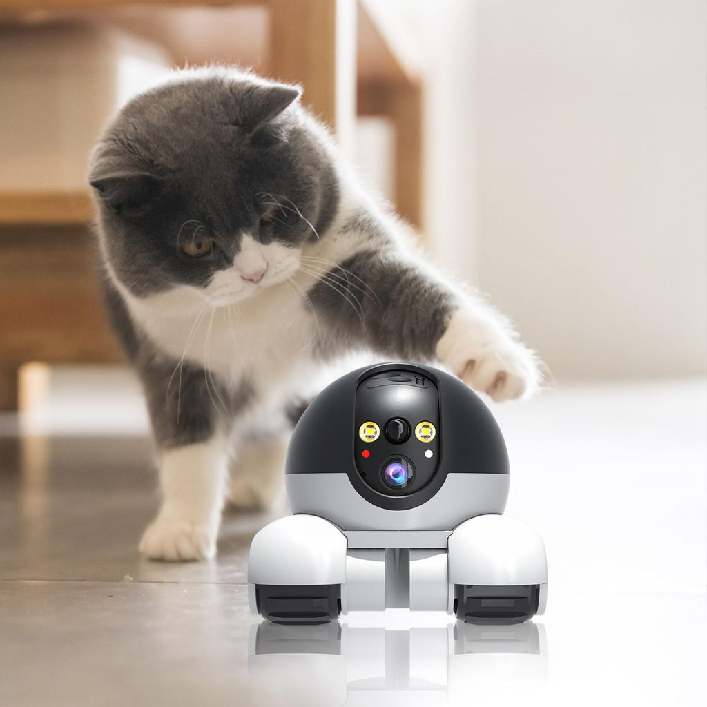 Anedios 1080P Dual Lens Movable Robot Security Camera