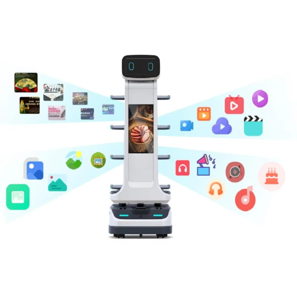Smart Food Delivery Robot for Restaurants Hotels