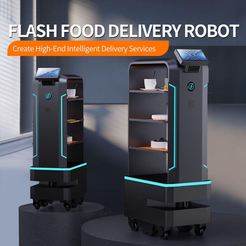 Hotel Delivery Robot Multi-Tray Capacity