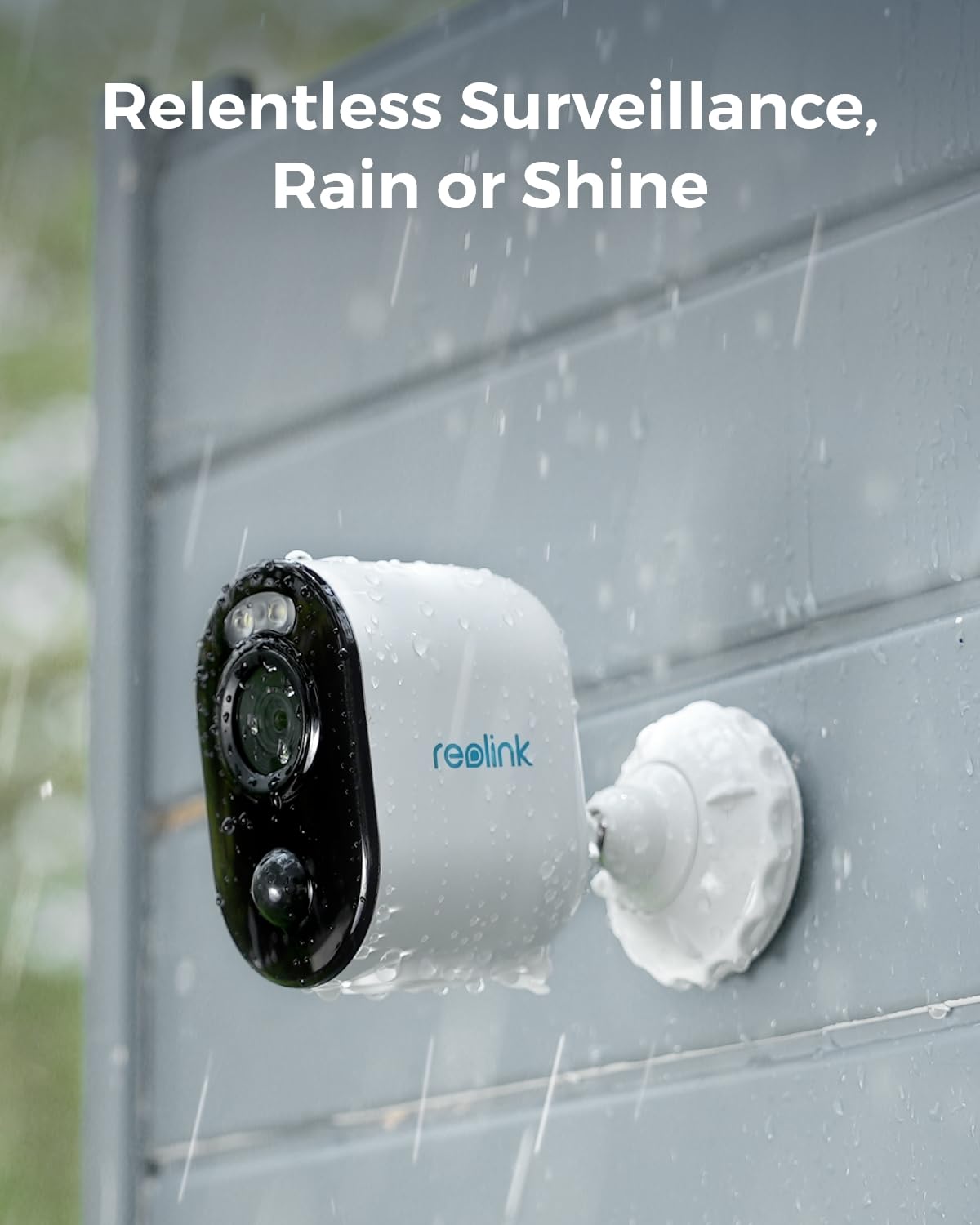 REOLINK 2K 3MP Solar Wireless Security Camera Outdoor, Spotlight Night Vision, 2.4GHz WiFi, Solar/Battery Powered Home Surveillance, Smart AI Detection, No Subscription, Local Storage, Argus 3E Kit