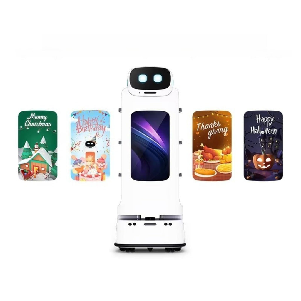 HD Ekranlı Muxtar Yemək Çatdırılması Robotu Model LYJ-SCJIQI-102801