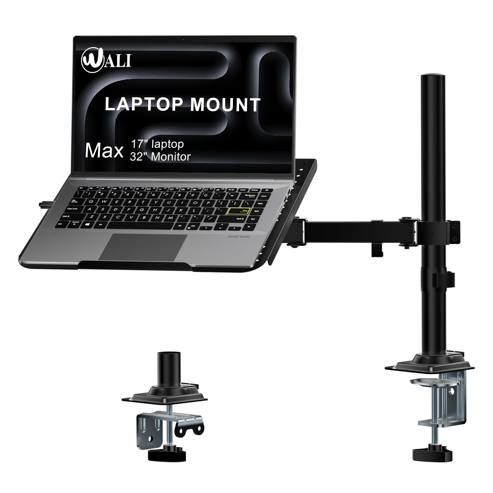 Soporte de escritorio ajustable para portátil de 17", modelo