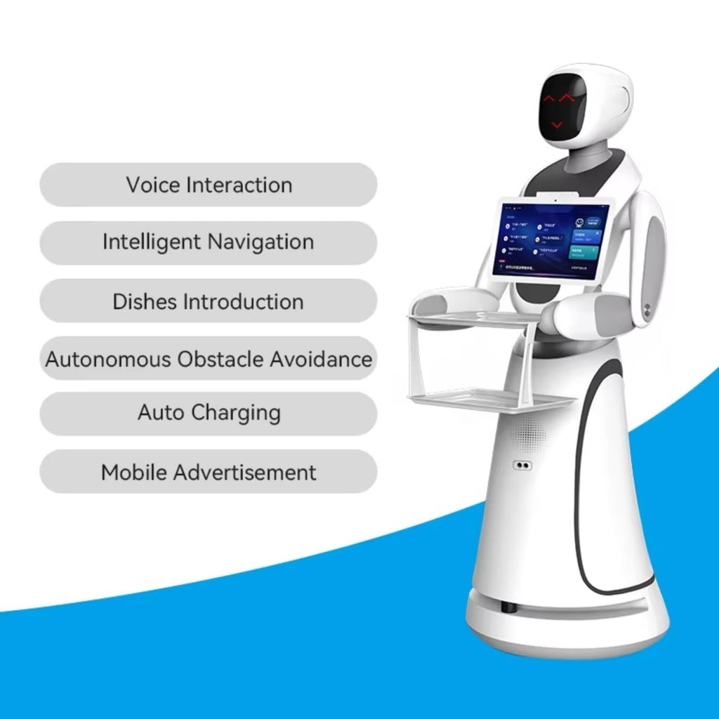 Commercial Food Delivery Robot Autonomous Restaurant Service