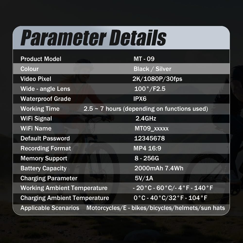 Mini Thumb Action Camera - IPX6 Waterproof POV Camera for Cycling & Vlogging