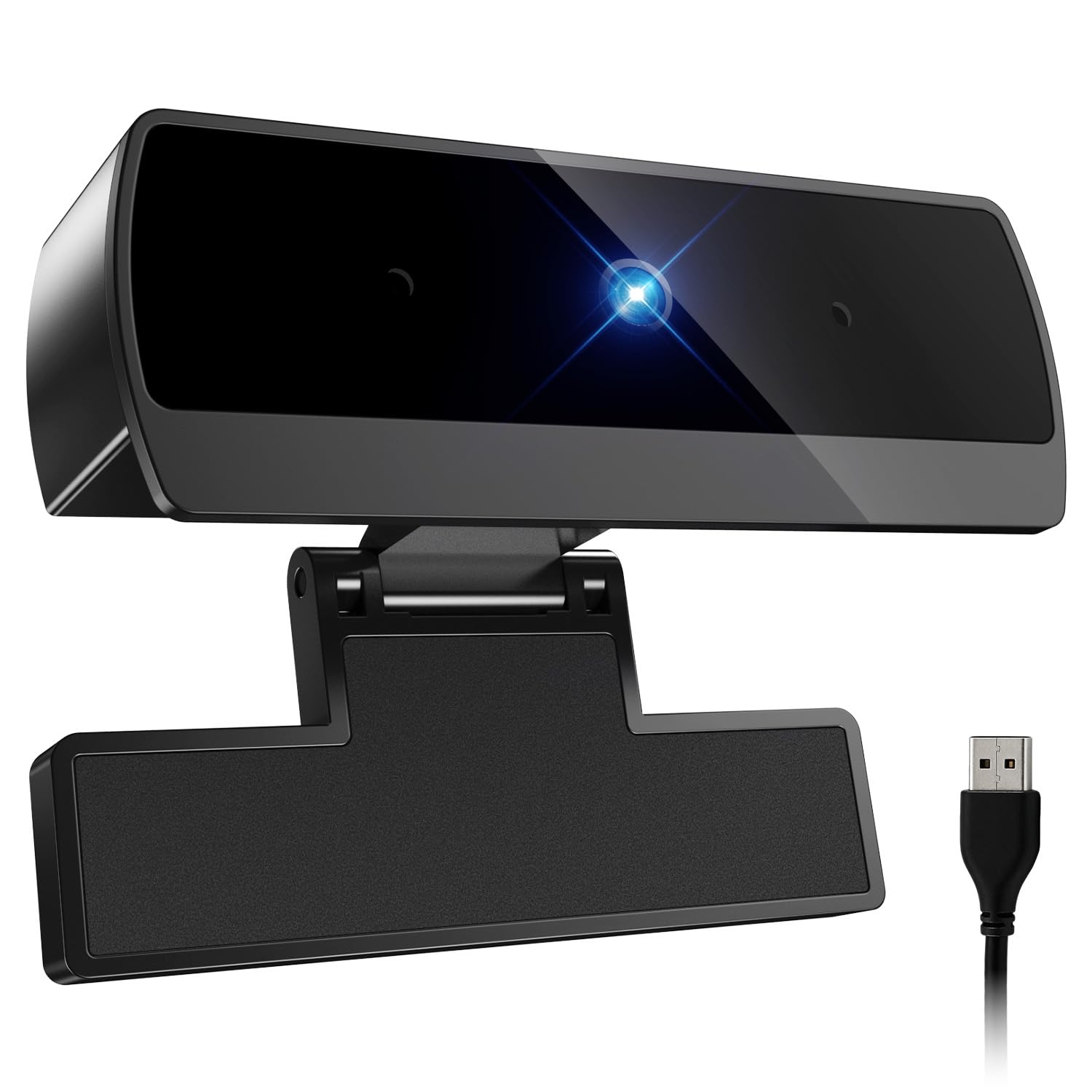 Diccik 1080P Webcam with Microphone, Full HD Video Calling Web Camera, HD Light
