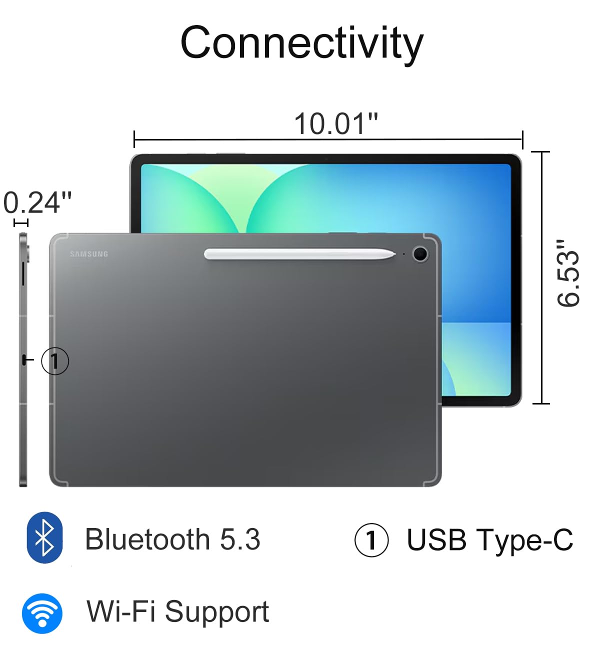 Galaxy Tab S10 FE 10.9" 2K+ 90Hz 8GB RAM