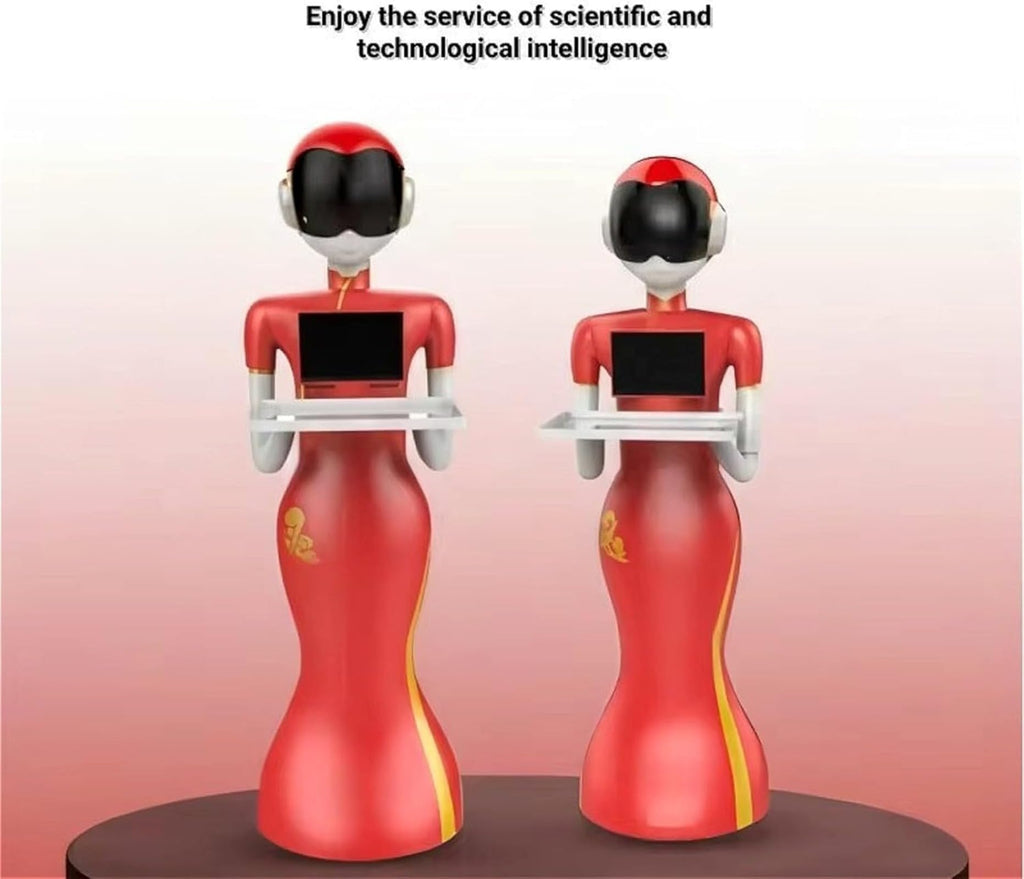 AI Autonomous Food Delivery Robot with Touchscreen R-2000