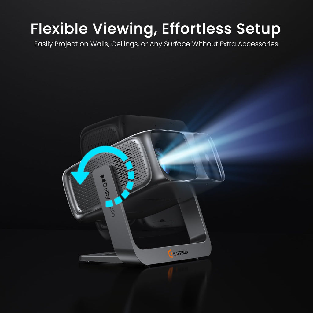 Google TV 4K Outdoor Projector 2000 ANSI HAPPRUN