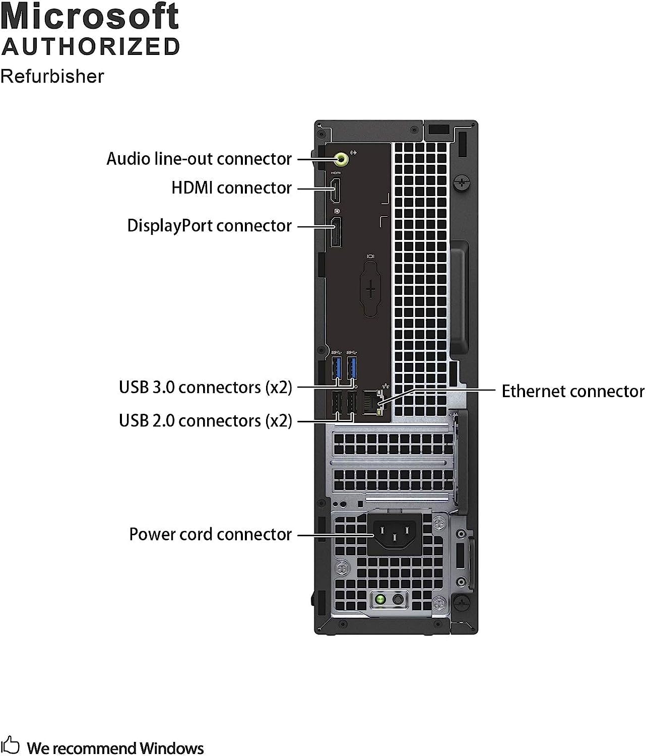 Настольный ПК Intel Quad Core i5-6500 16GB 256GB SSD