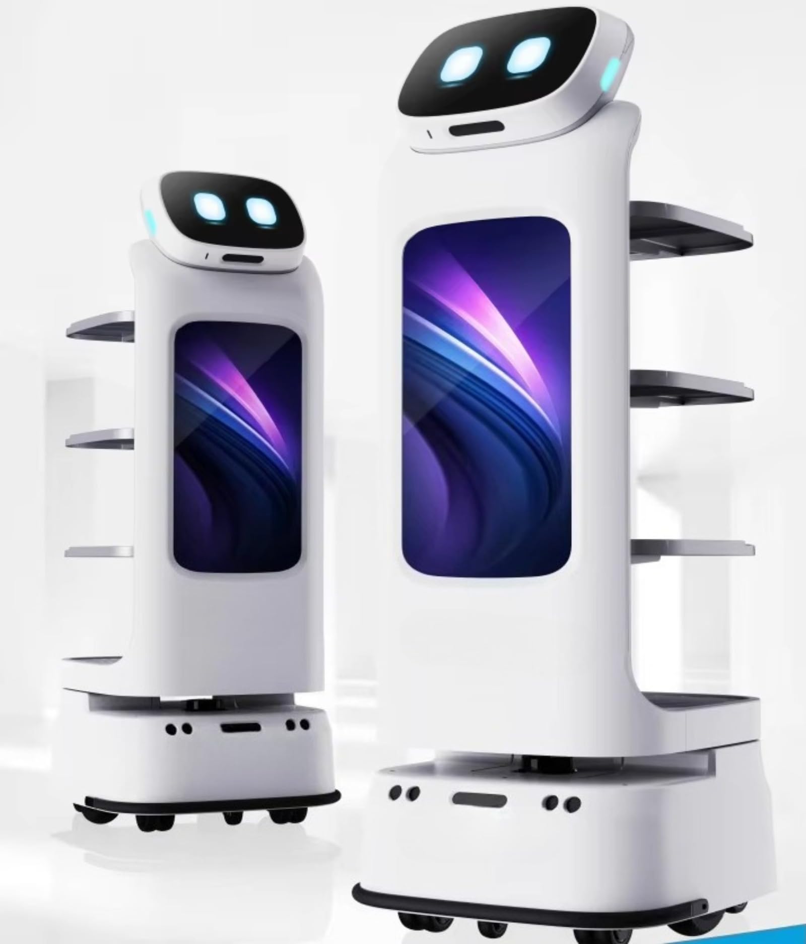 Коммерческий робот для доставки еды с многоярусной навигацией