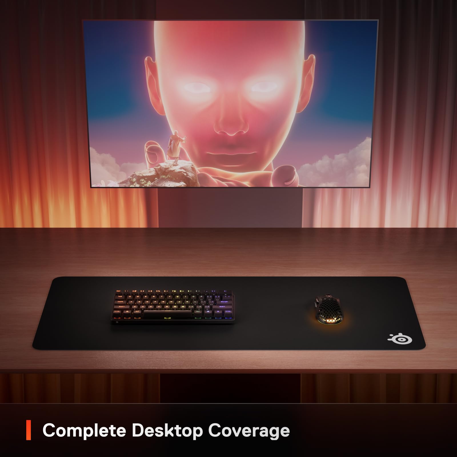QcK XXL Cloth Gaming Mouse Pad 63429