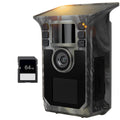 Fototrappola 4K 64MP con Batteria 5000mAh e Pannello Solare
