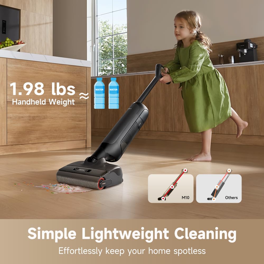 Cordless Wet Dry Vacuum Cleaner with Self-Cleaning Station M10