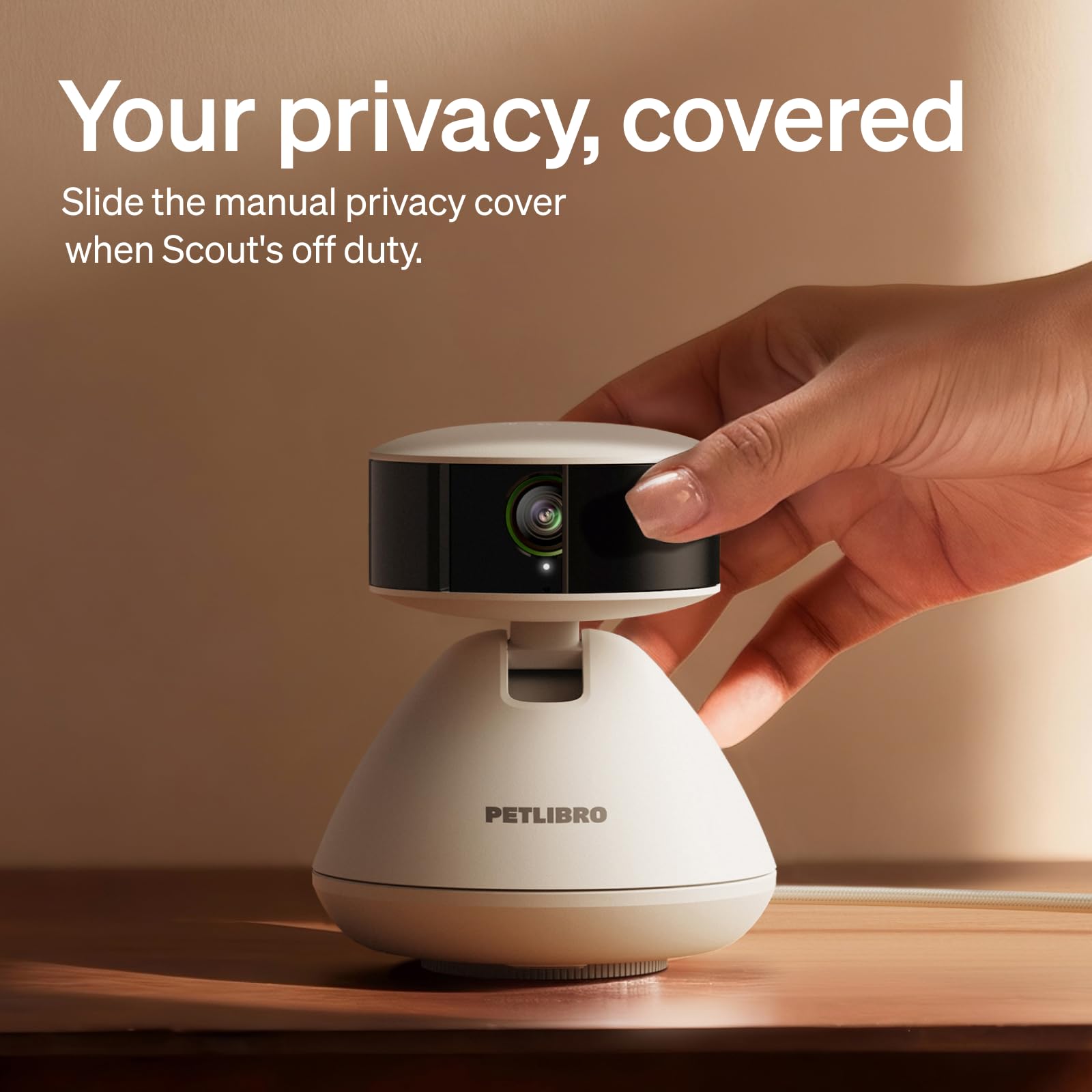 PETLIBRO Security Indoor Camera Includes 90-Day AI Trial w/AI Human/Pet Detection & Two-Way Audio, Home Camera w/360° Pan Tilt & Night Vision, Dog/Pet Cam w/Multi-Pet Recognition, Smart Summaries
