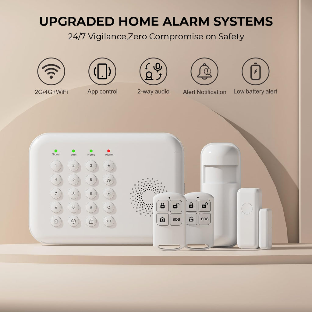 Kit d'alarme de sécurité domestique sans fil DIY