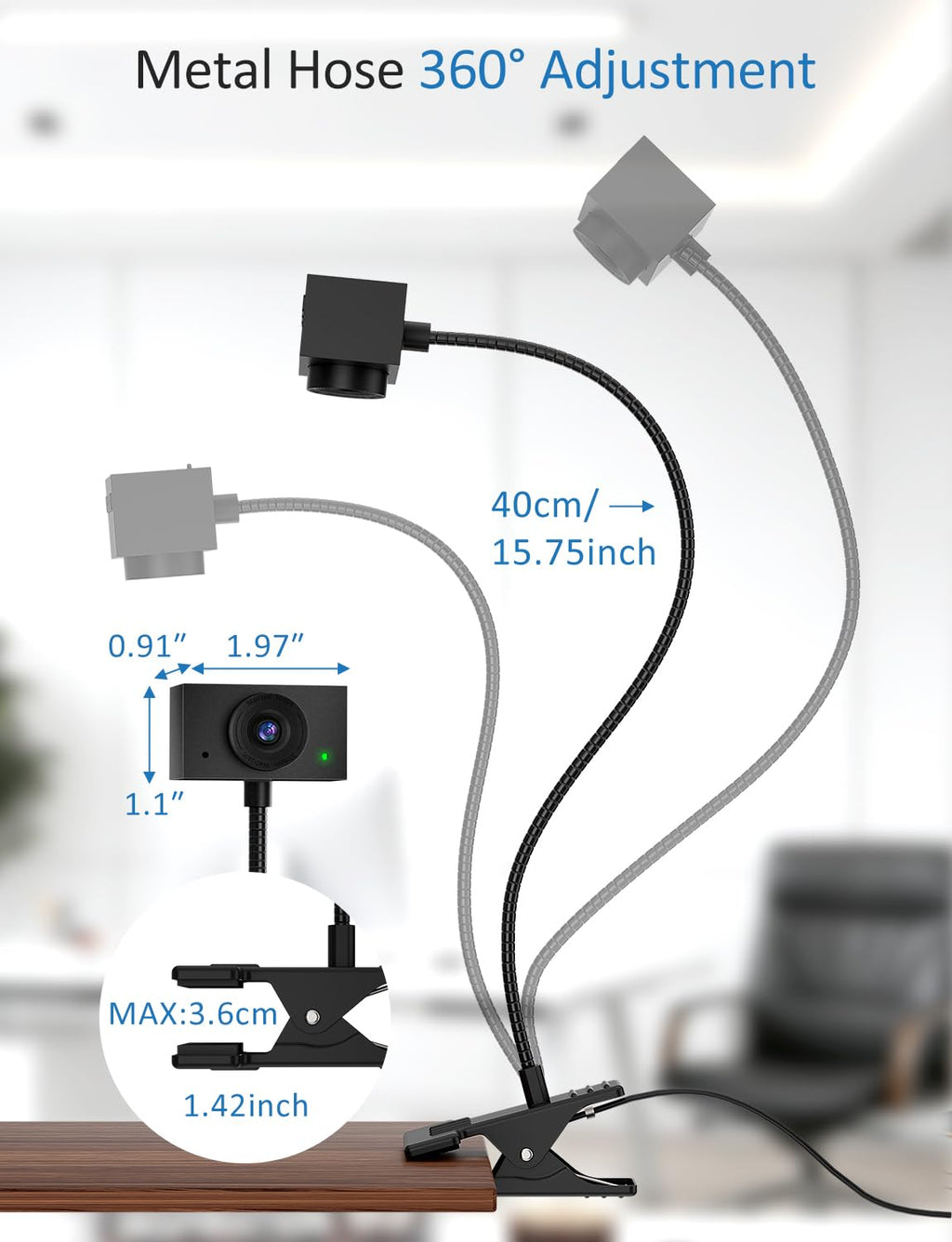 Веб-камера 1080P USB с микрофоном, ручной фокус, модель W13