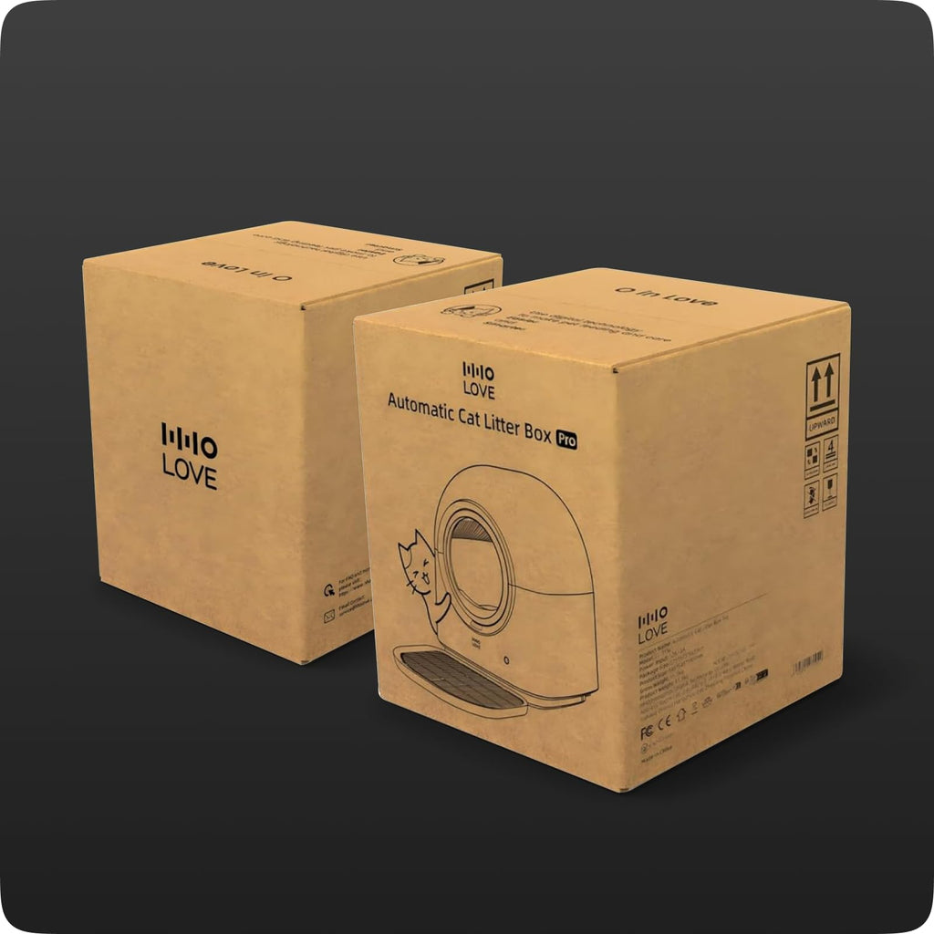 ABRCT L1 Self-Cleaning Litter Box Automatic Electronic Hands-Free Smart Robot self Cleaning Litter Box - Safe Anti-Pinch,with Deodorizer and Liner and Litter Mat for Multiple Cats