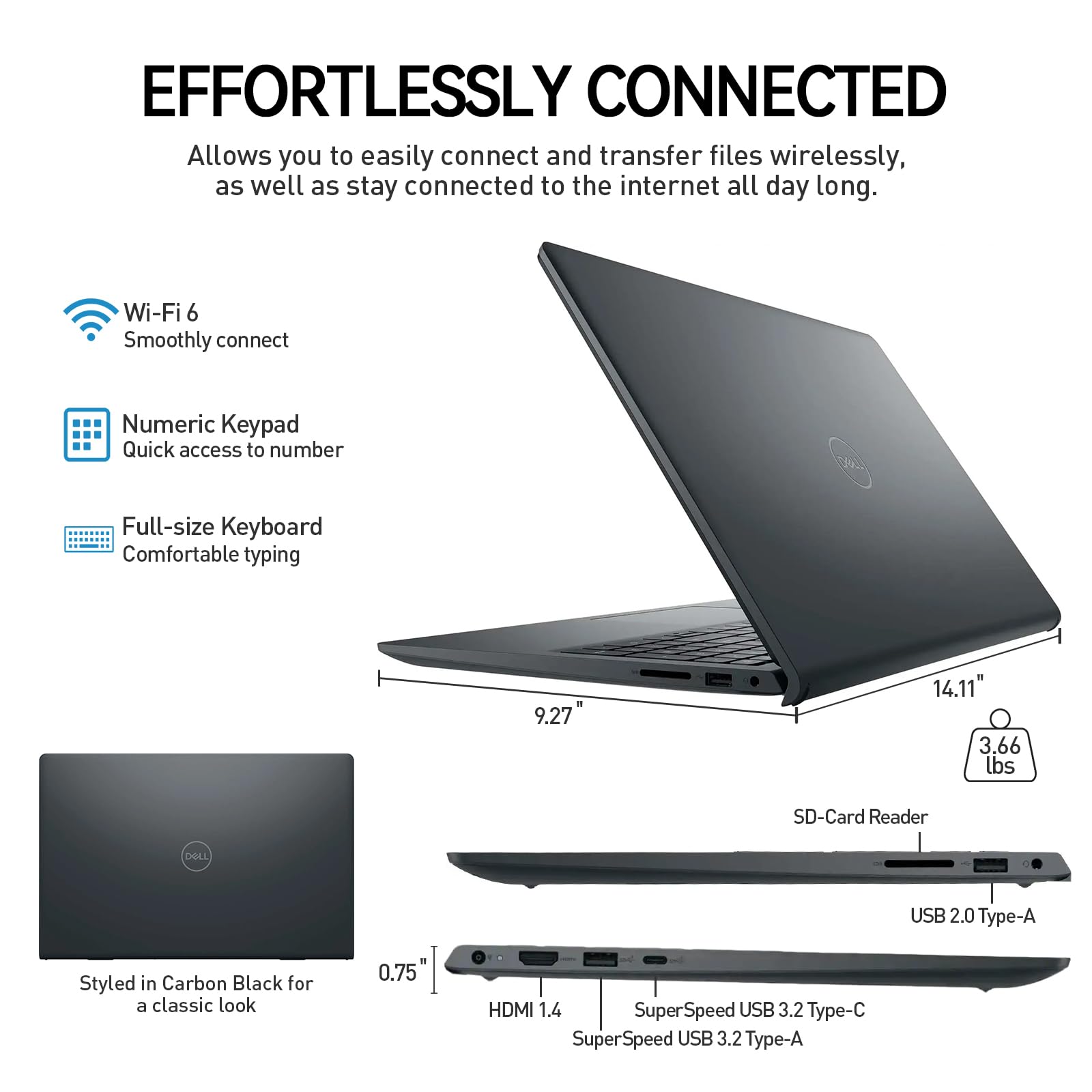 15.6" FHD Touch Laptop i5-1335U 32GB 2TB