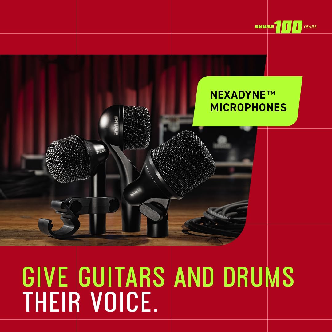 Shure Nexadyne 6 Micrófono Dinámico Supercardioide NXN6