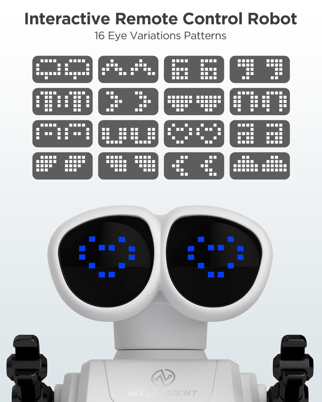 Rechargeable Remote Control Robot with Walkie Talkies for Kids