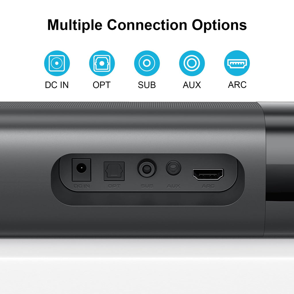 110W Sound Bar with Subwoofer for Immersive Audio