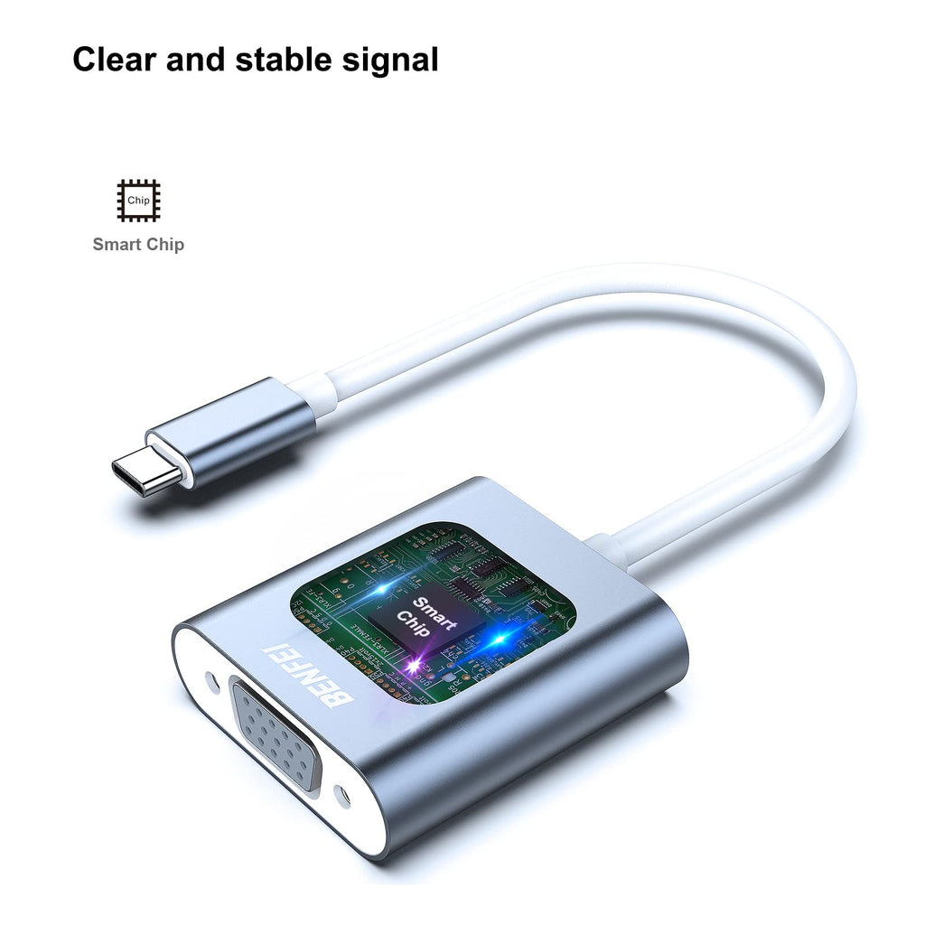 Adaptador USB-C a VGA Thunderbolt 3/4 000165grey