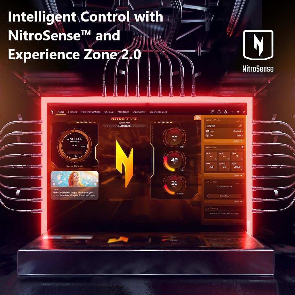 Игровой ноутбук Nitro V 16S AI с Ryzen 7
