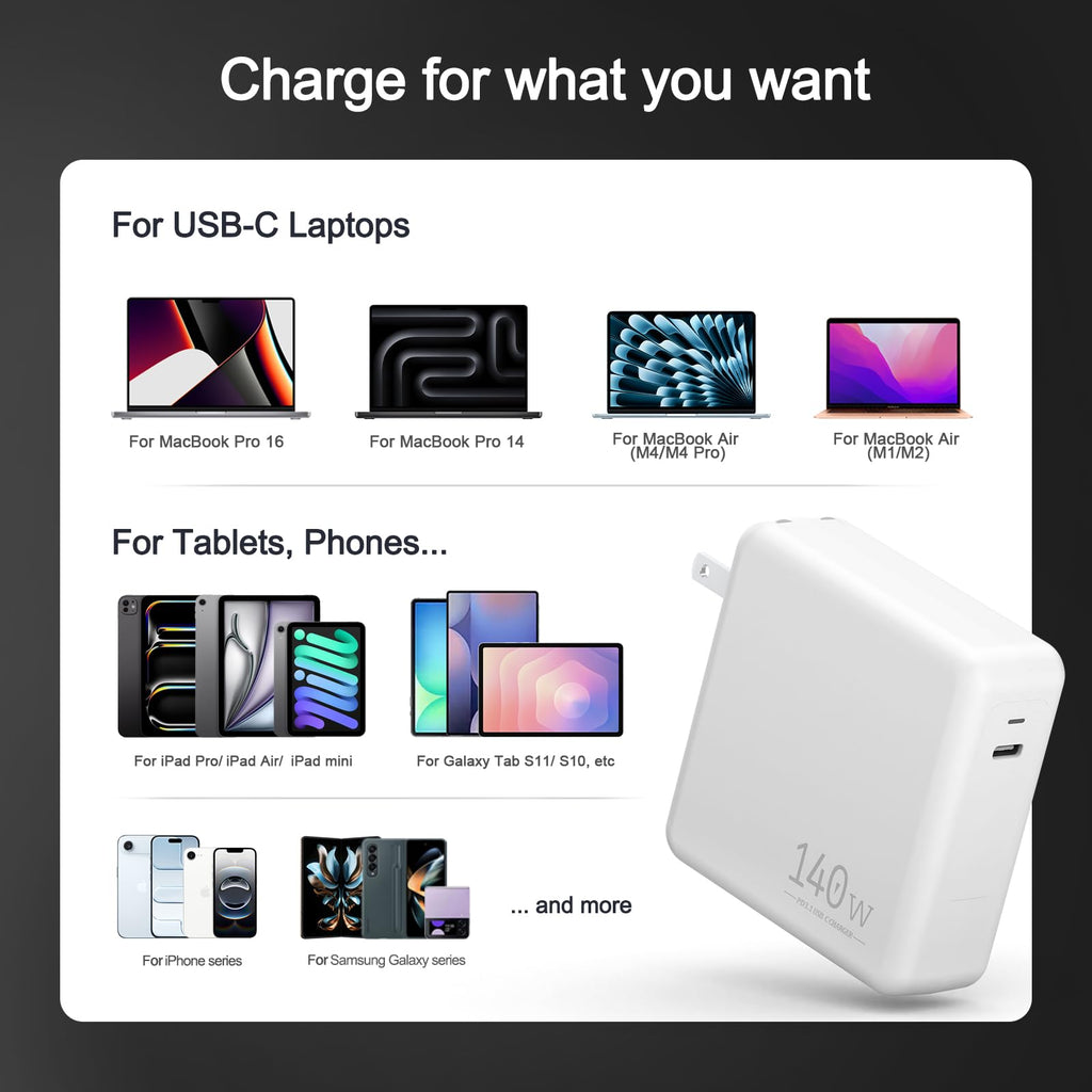 Cargador rápido USB-C de 140 W DZ65200325