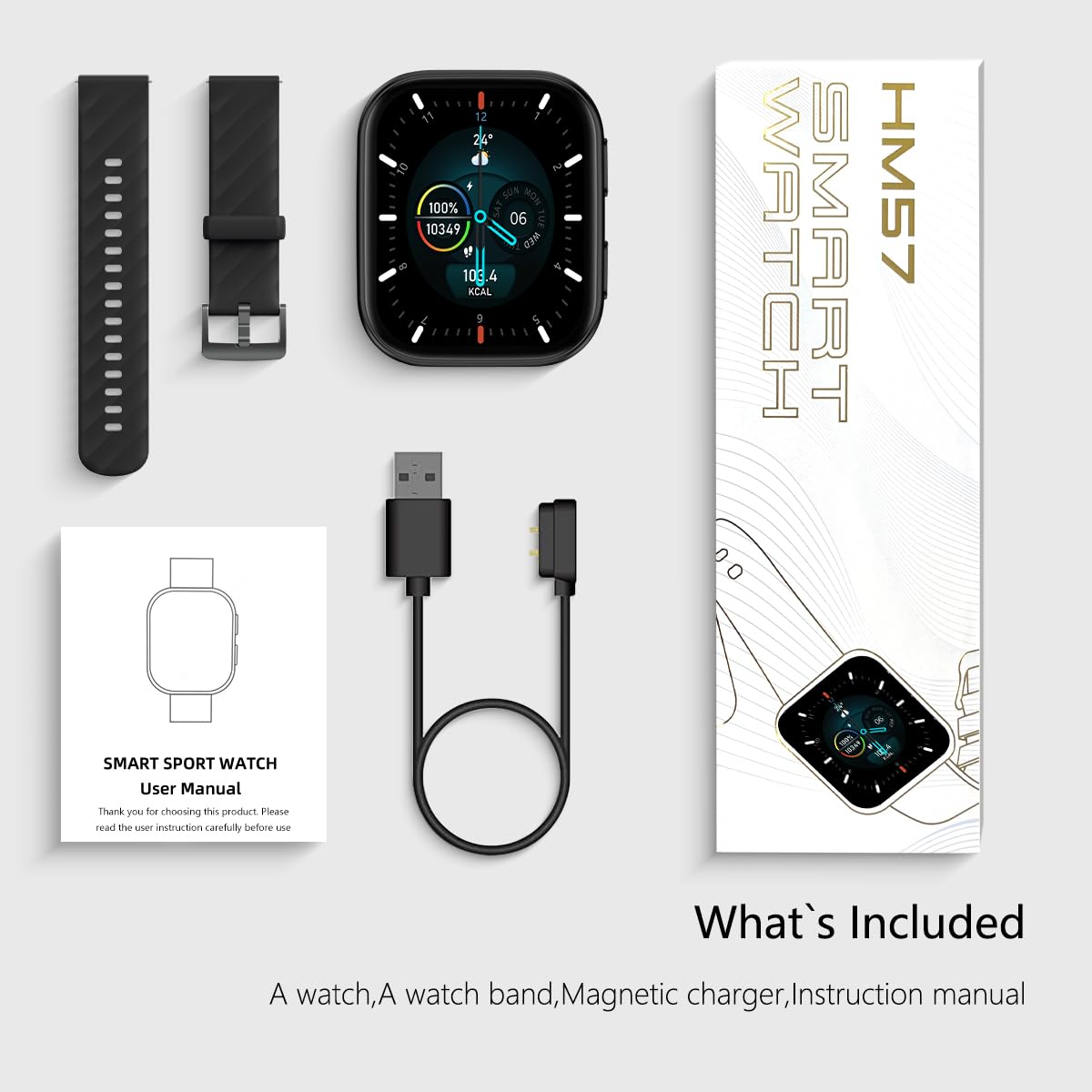 FITVII Smart Watch: Track Health, Answer Calls