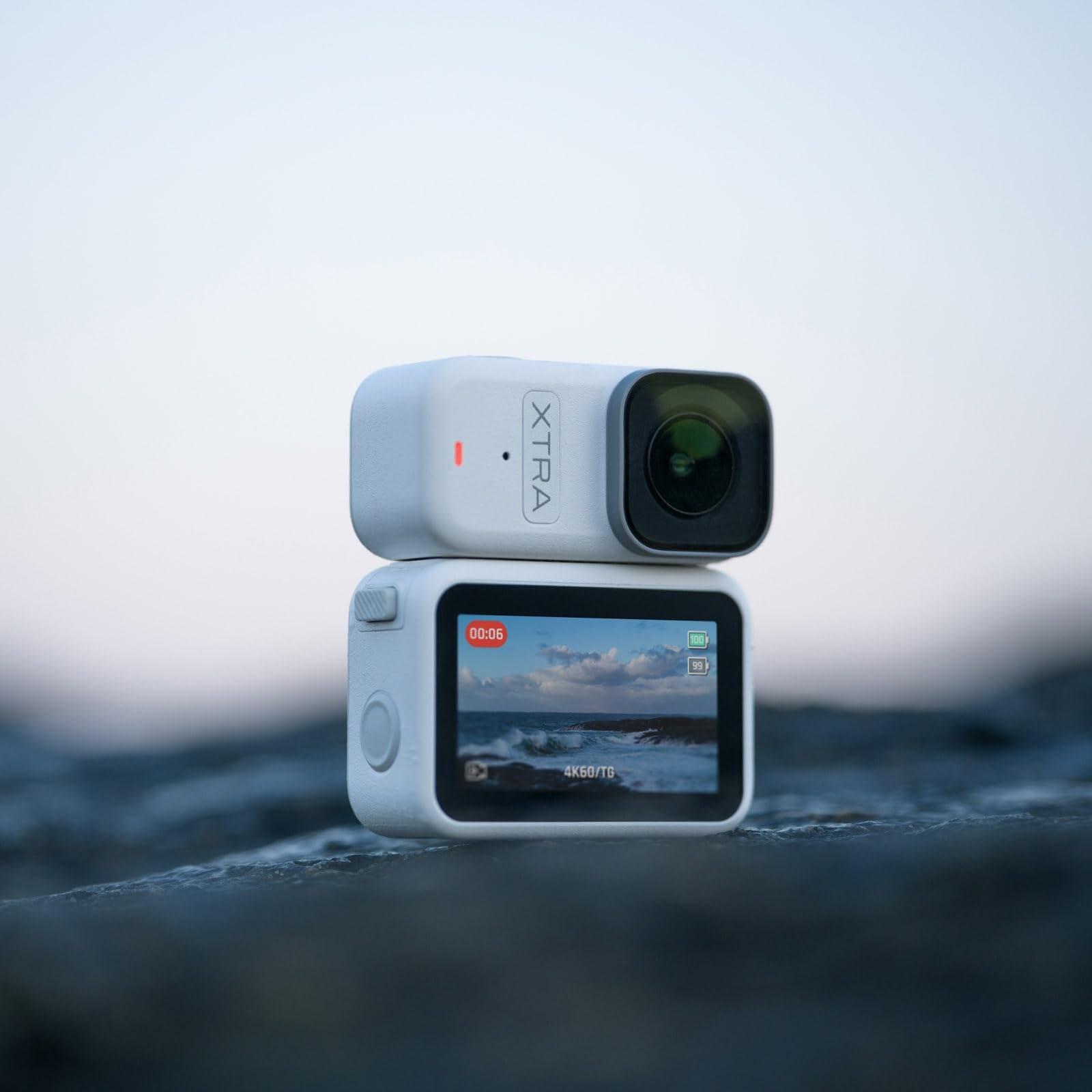 Wearable 4K Action Camera - 128GB Ultra-Light POV Camera with Vision Dock