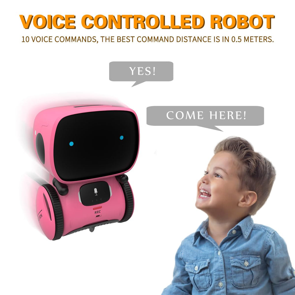 Interactive Talking Robot Toy STEM Learning Touch Voice Control
