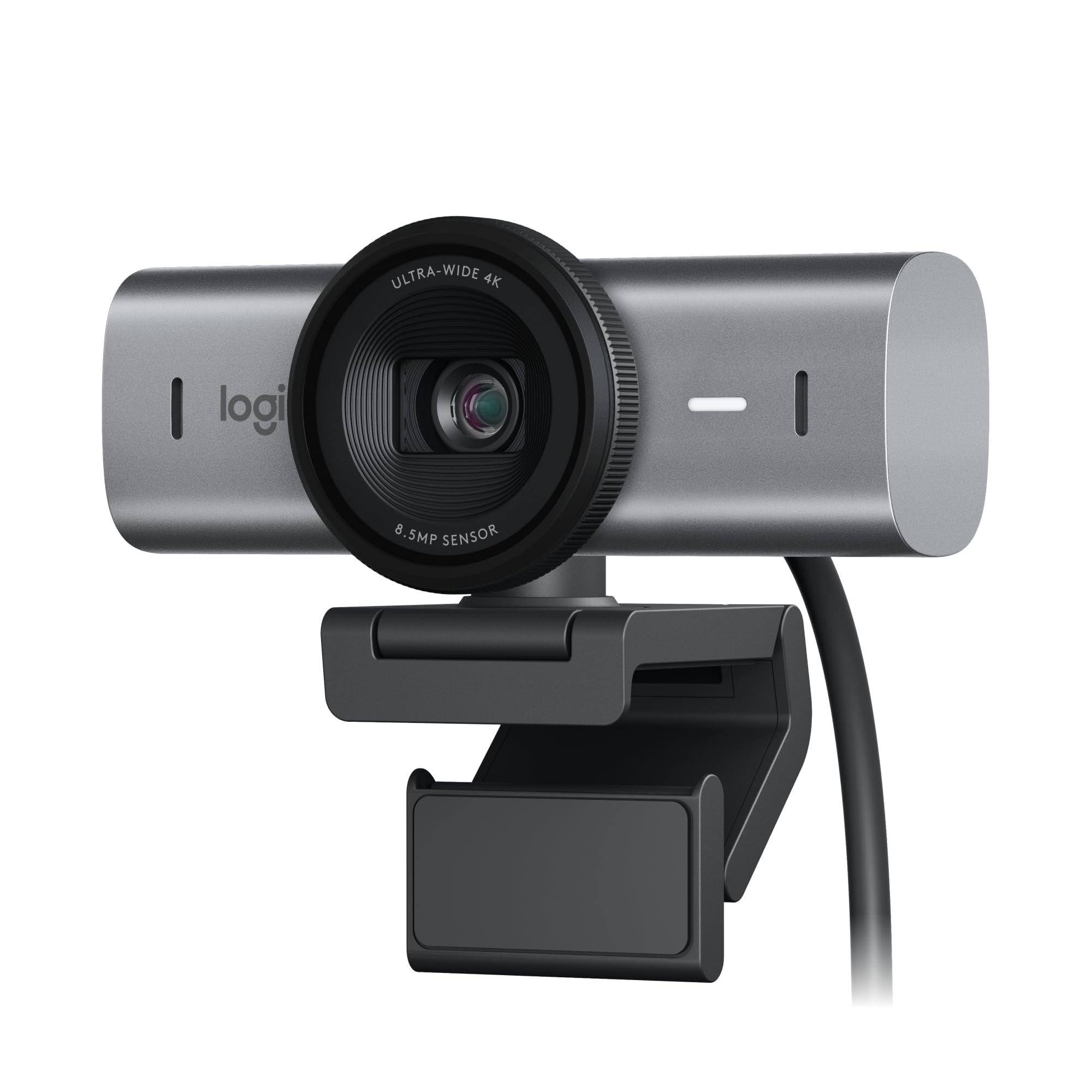 Logitech MX Brio Ultra HD 4K Webcam | 1080p 60fps, AI Noise Reduction, Show Mode