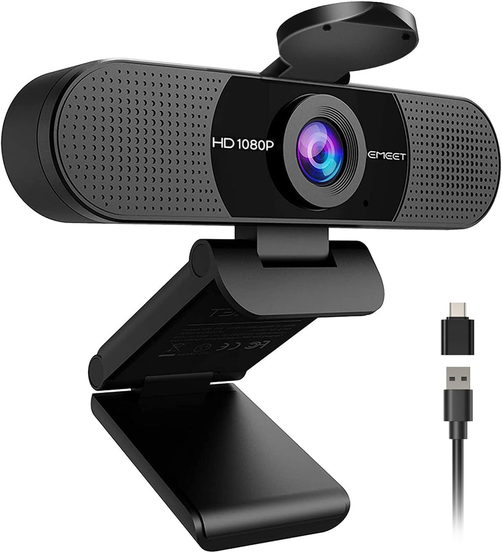 EMEET C960 1080P Webcam with Dual Microphones