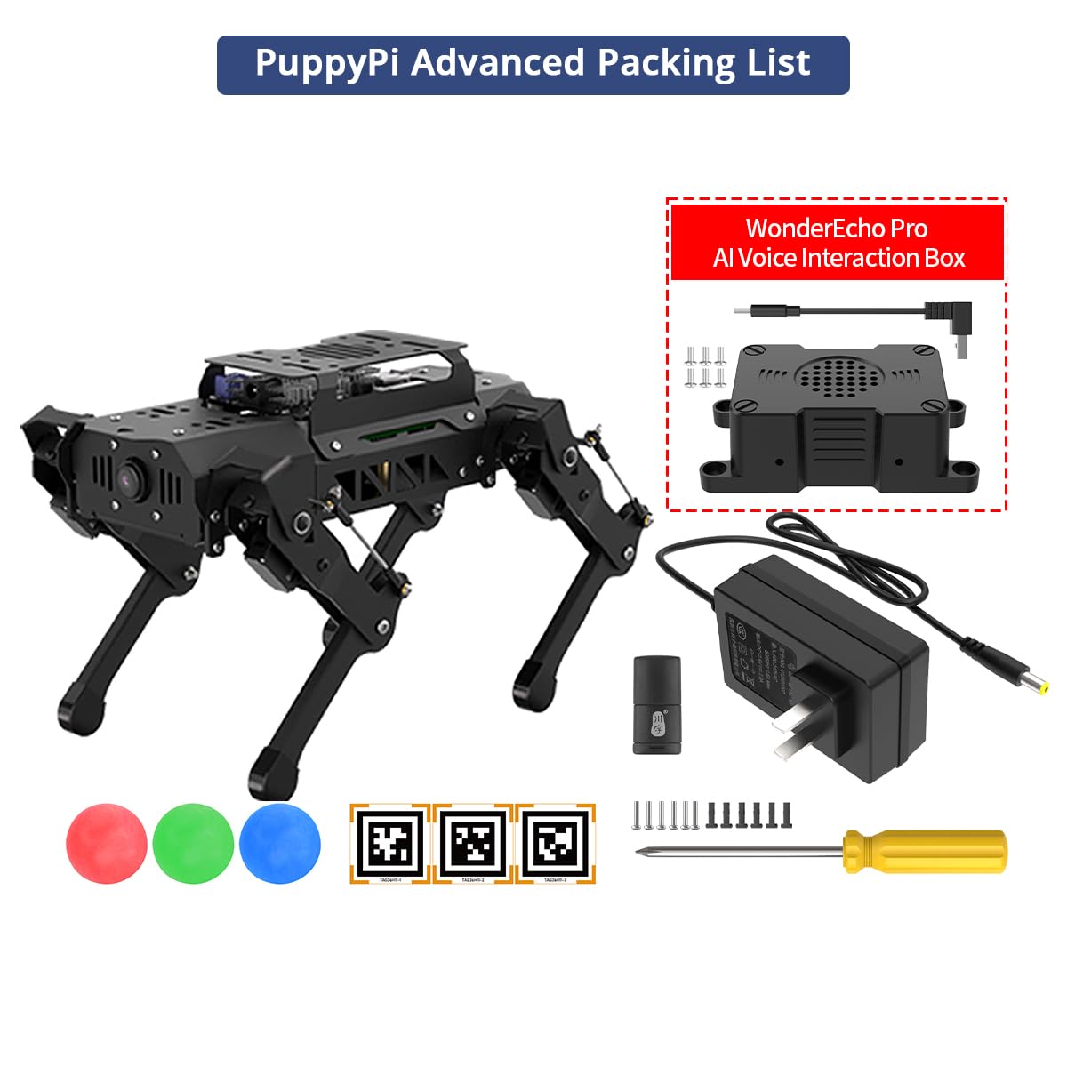 PuppyPi AI Robot Dog with ChatGPT and ROS