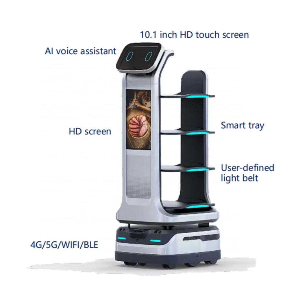 Smart Food Delivery Robot for Restaurants Hotels