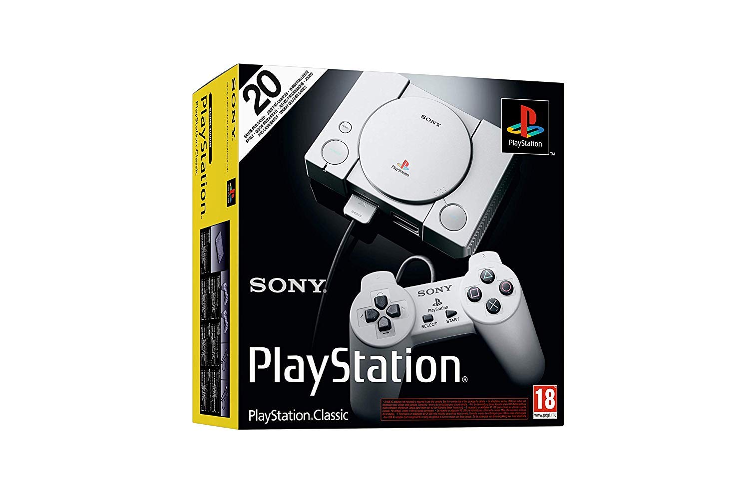 Sony PlayStation Classic Console with 20 Games