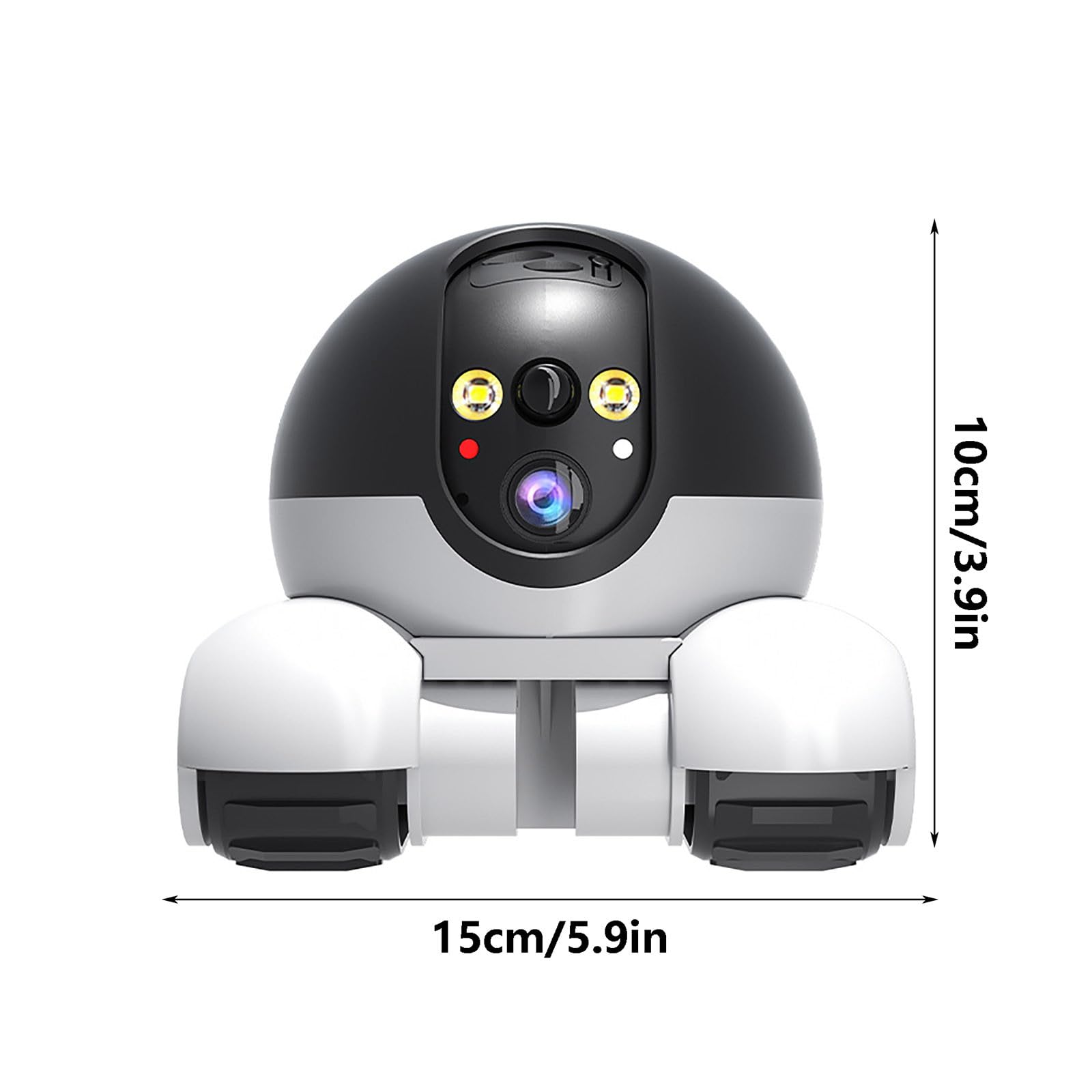 Anedios 1080P Dual Lens Movable Robot Security Camera