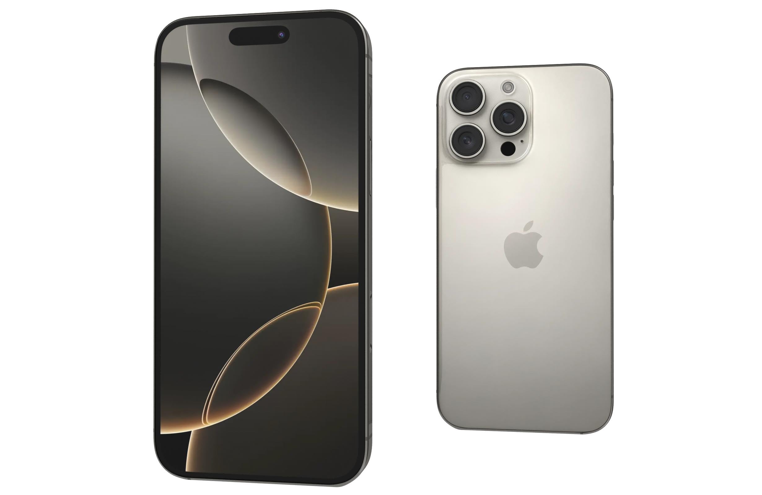 Apple iPhone 16 Pro, 512GB, Natural Titanium - Locked to AT&T (Renewed)