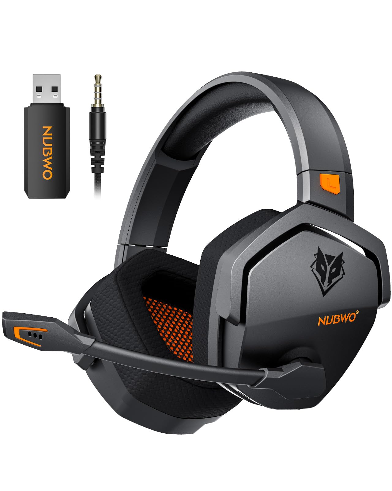 NUBWO G06 Wireless Gaming Headset Triple Mode 100H Battery