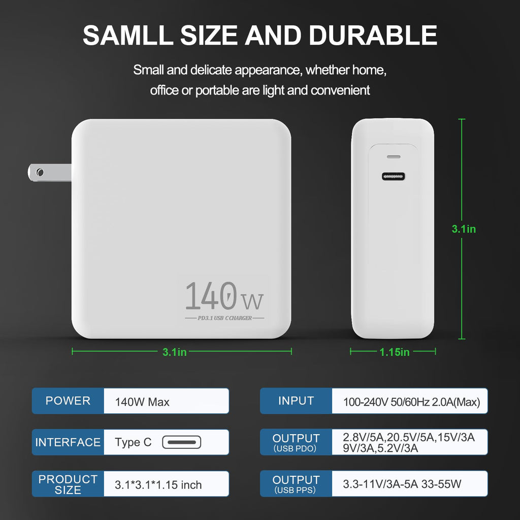 Cargador rápido USB-C de 140 W DZ65200325