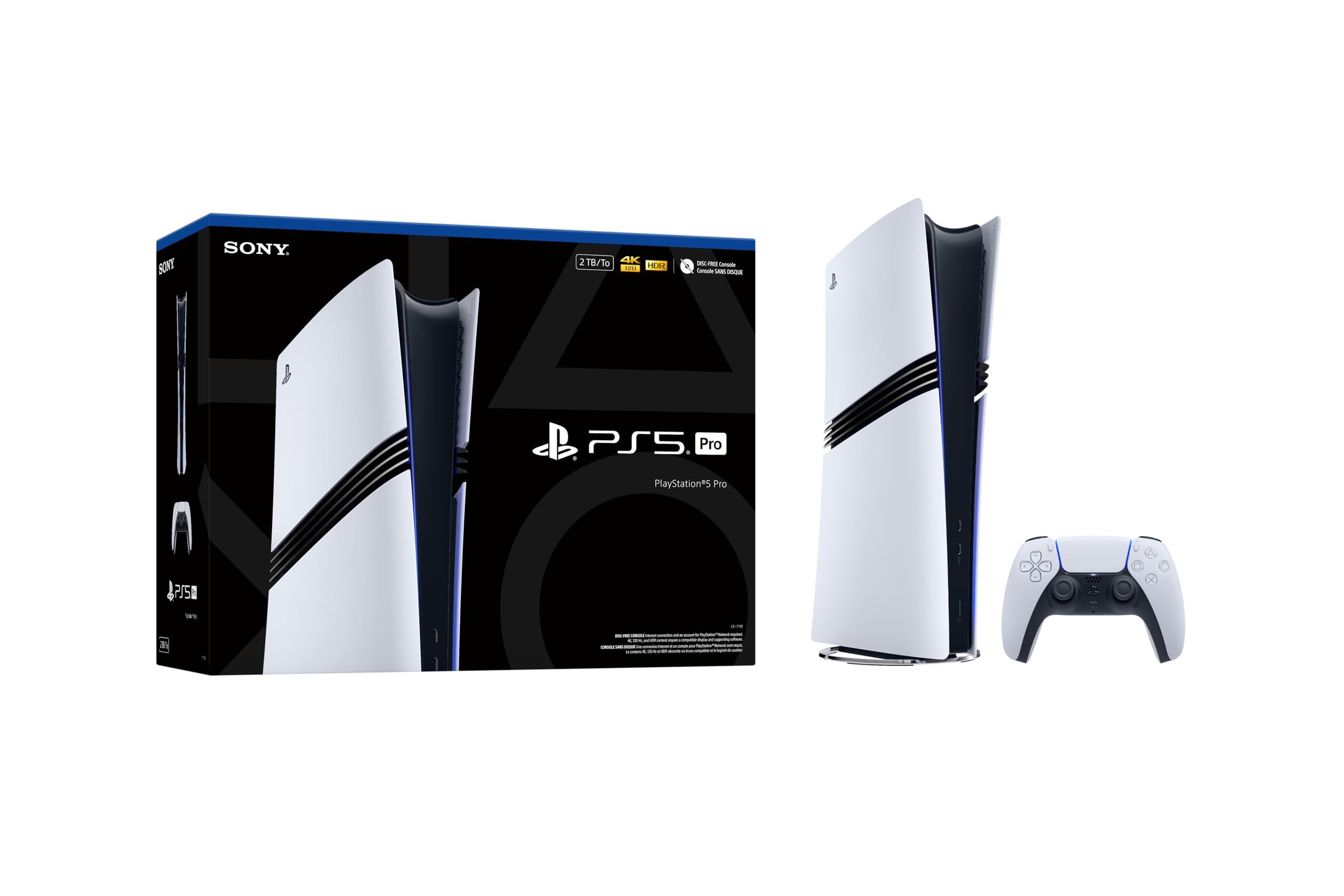 PlayStation 5 Pro Konsole 2TB SSD Gaming-System CFI-7119