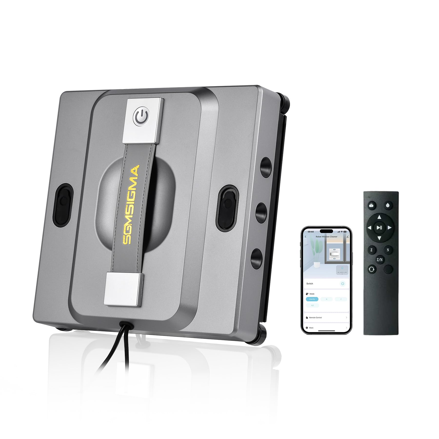 SGMSIGMA M85 Window Cleaning Robot with 6000Pa Suction and Safety Tether