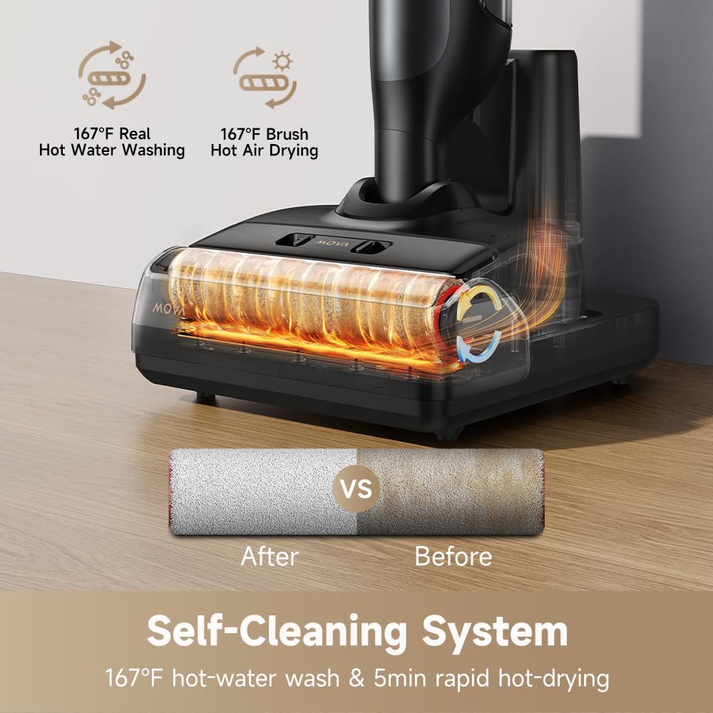 Cordless Wet Dry Vacuum Cleaner with Self-Cleaning Station M10