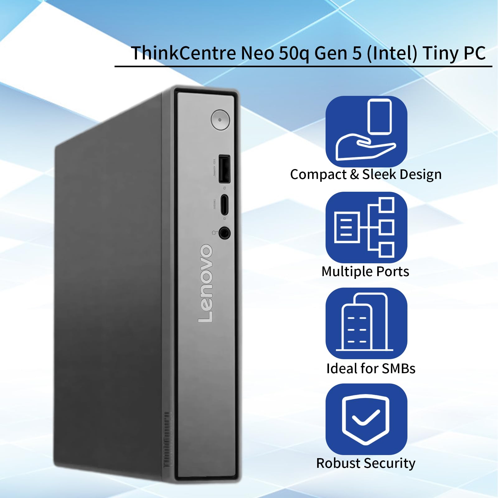 ThinkCentre Neo 50q Gen 5 Tiny Desktop Intel i3-1315U