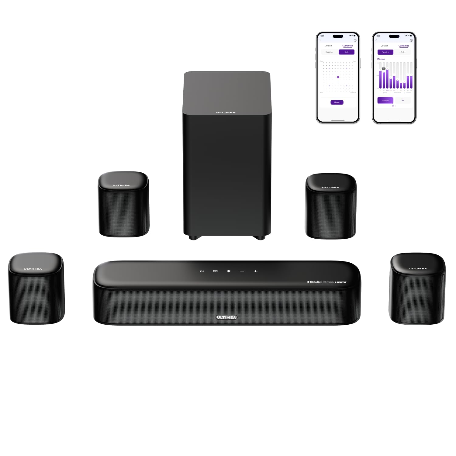 Barra de Sonido 7.1ch Dolby Atmos para TV Inteligente