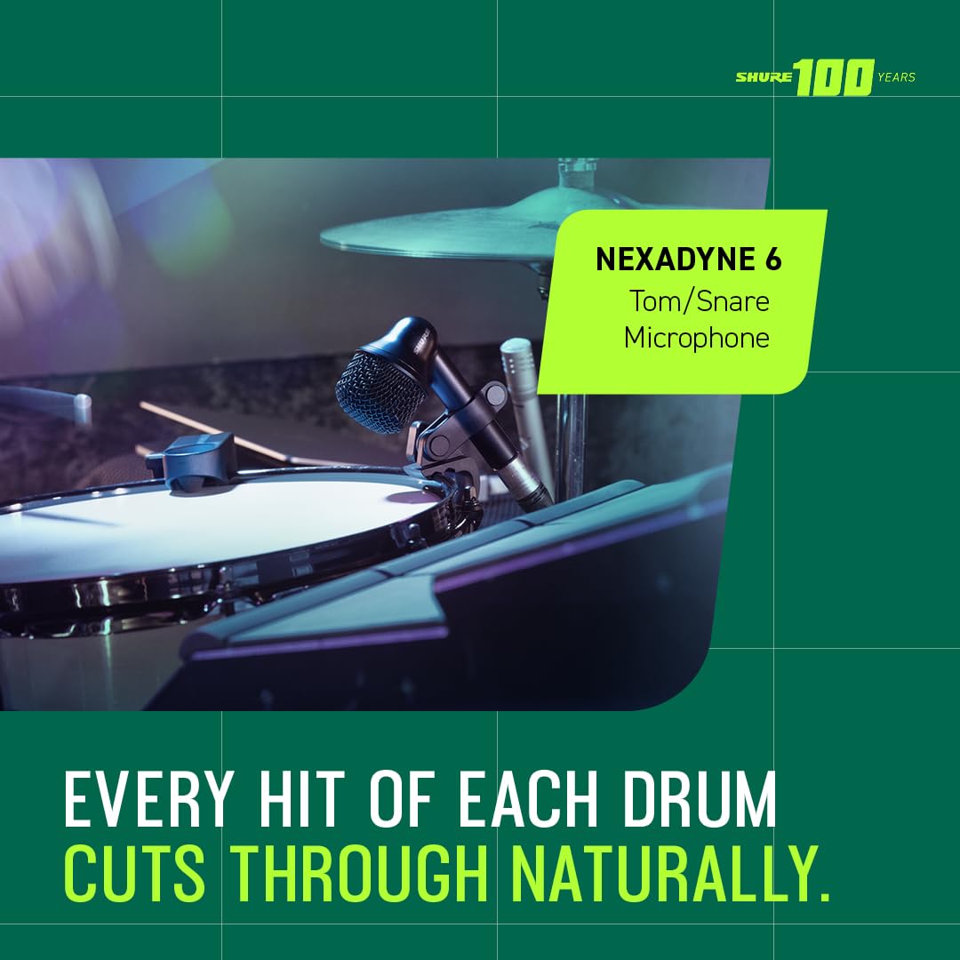 Shure Nexadyne 6 Micrófono Dinámico Supercardioide NXN6