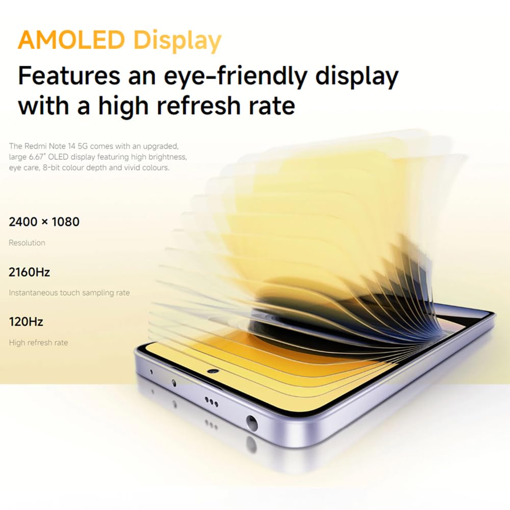 Redmi Note 14 Pro 5G Smartphone Desbloqueado 6.67" AMOLED