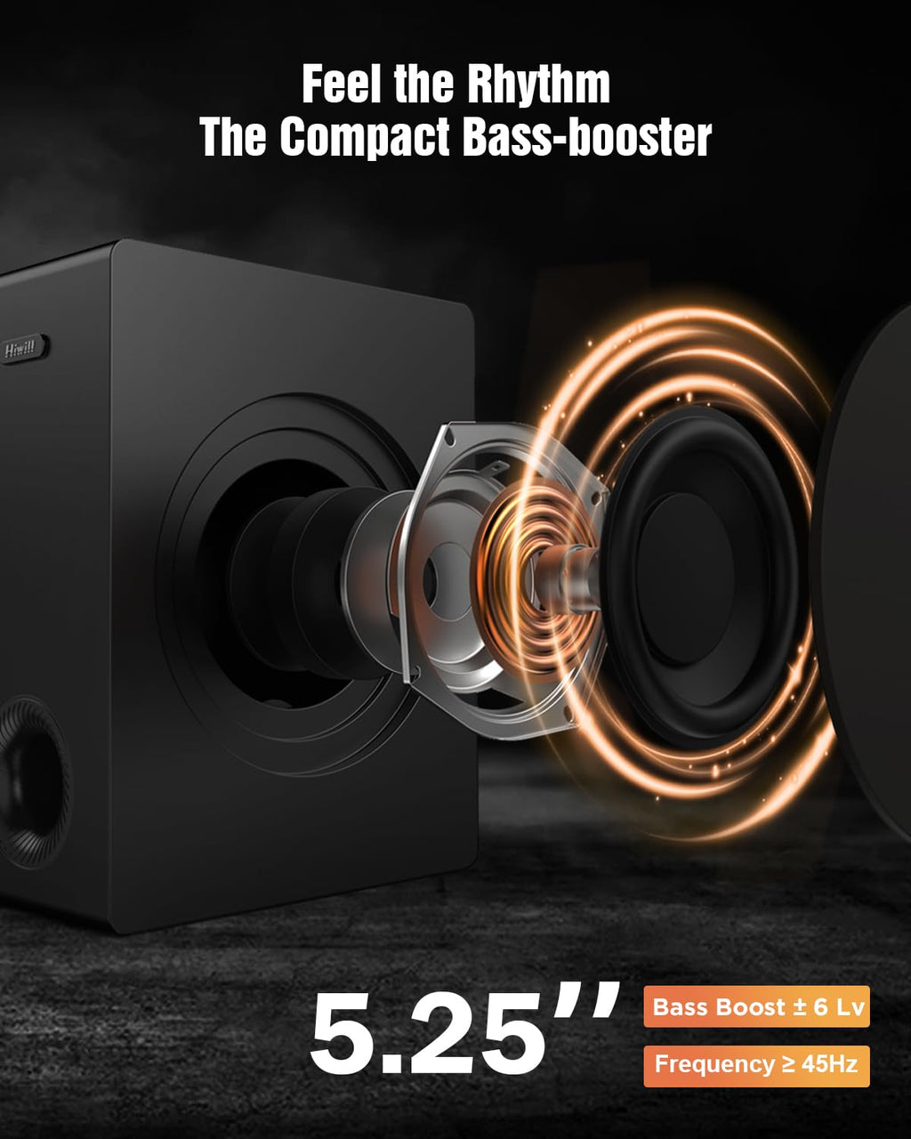Barra de sonido Hiwill 4.1ch Dolby Atmos 300W